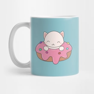 Kawaii Cute Donut Cat T-Shirt Mug